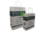 Kraft Paper Handle Shopping Bags For Shopping / Gift Eco Friendly OEM Accepted
