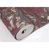 Buy cheap Waterproof Retro Style Wallpapers Embossed Vantage Plum Floral Pattern from wholesalers