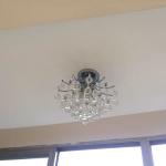 Modern Crystal Semi Flush Ceiling Lights Fixtures Indoor Home Light Fixturs (WH