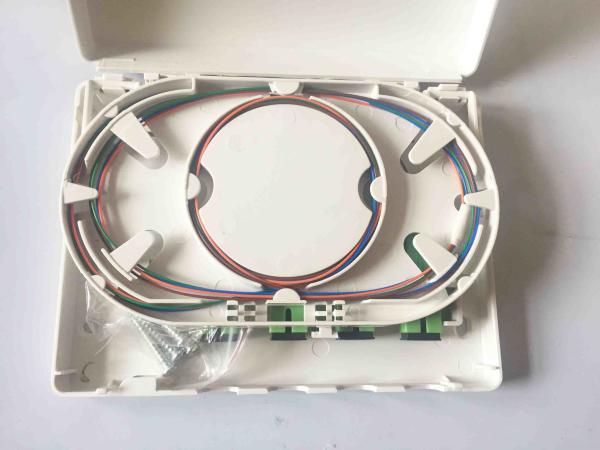 Buy cheap Easy Installation Fiber Optic Termination Box , 4 Cores Cable Distribution Box from wholesalers