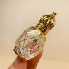 Buy cheap 8ml Electroplating Carved Essential Oil Roller Bottle Perfume Packing Golden Crown Cover from wholesalers