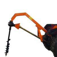 Buy cheap 115kg 60hp Gearbox Post Hole Digger Compact Tractor Hydraulic Post Auger product