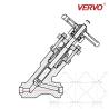 Buy cheap 2500LB 1'' Y Type Cast Steel Globe Valve Self Sealing from wholesalers