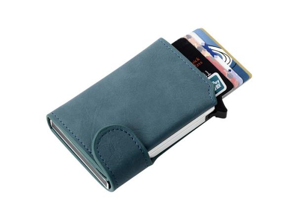 Buy cheap PU Leather Money Clip Wallet And Credit Card Holder Rfid Blocking Customized from wholesalers