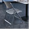 Buy cheap Outdoor Banquet Events Plastic Metal Foldable White Black Dining Chair for Wedding Hotel from wholesalers
