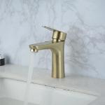SUS304 Stainless Steel Single Hole Single Handle Basin Mixer in Matte Black