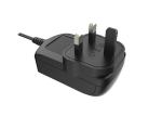 UK 3 Pin AC DC Wall Mount Power Adapter 100 - 240Vac Wall Plug Power Adapter