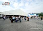 50x140m Large Exhibition Tents With White PVC Sidewalls For Airshow