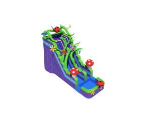 Wholesale Marble Wall Mushroom Kingdom Inflatable Water Slides With Pool from china suppliers