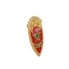 Buy cheap Double Sided Design 3d Name Badges With Logo Gilded Badge from wholesalers