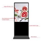 49 Inch Floor Standing Digital Advertising Kiosk Exhibition Center Support