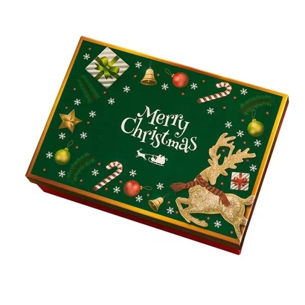 Buy cheap Luxury Christmas Exquisite Paper Box , Wedding Party Gift Box for Candy Snacks Packaging from wholesalers