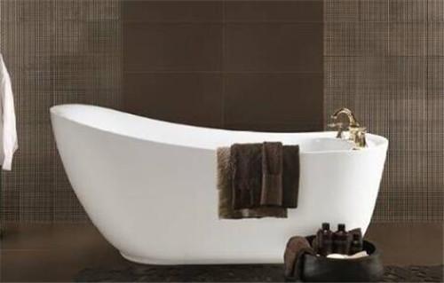 Buy cheap Oval Shape Acrylic Massage Bathtub Size 1700*750*760mm With Gold Shower Faucet from wholesalers
