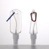 Buy cheap 60ml 50ml Alcohol Keychain Spray Bottles Empty Heart Hook PET from wholesalers