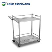 Buy cheap Medical Stainless Steel Trolley With Wheels For Pharmaceutical Factory product