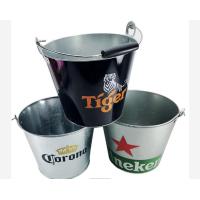 Buy cheap 5L Large Beer Ice Bucket Galvanized Beer Buckets With Bottle Opener product