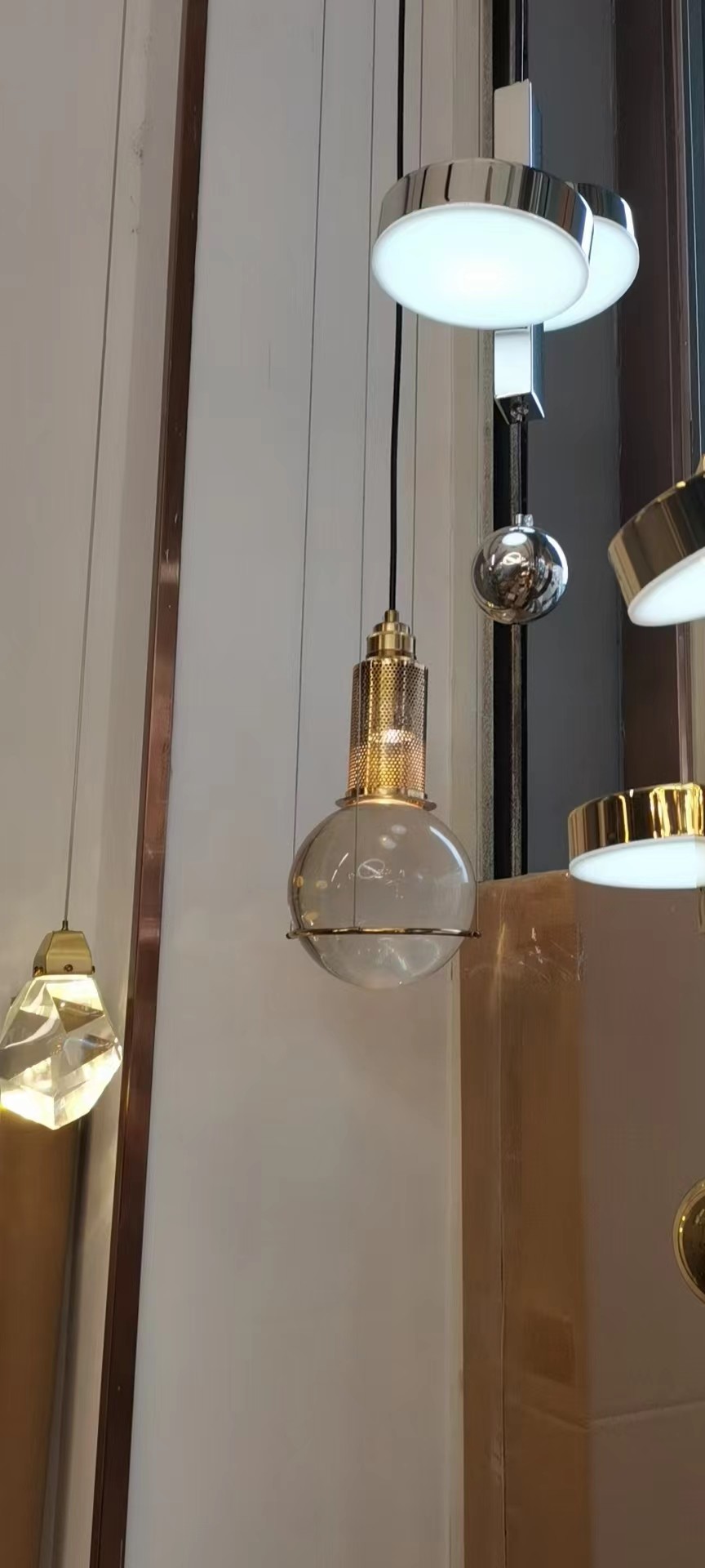 Modern Designer Lamp Decorative Indoor Crystal Suspension Light Pendant Lamp
