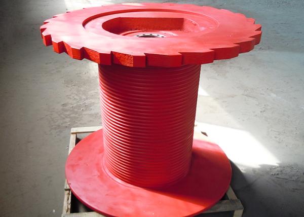 Buy cheap Lebus 320mm Diameter Rope Winch Drum Steel For Mining Equipment from wholesalers