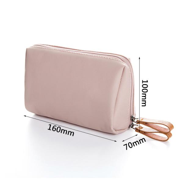 Buy cheap Women Blank Zipper Closure Satin Cosmetic Makeup Bag from wholesalers