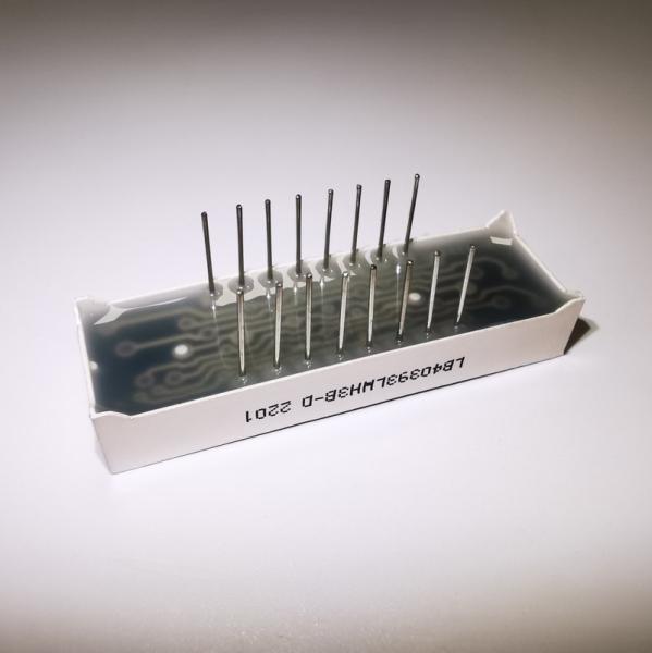 Electricity Powered LED Clock Display 12x6 Inches Common Cathode Polarity for