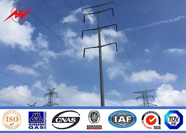 Buy cheap ISO Standard High Voltage Electrical Metal Power Pole AWS D 1.1 from wholesalers