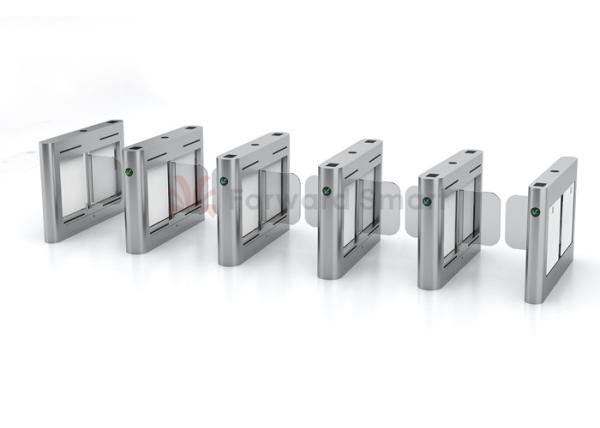 Buy cheap Face Recognition Speed Glass Swing Pedestrian Turnstile Gate from wholesalers
