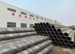 219.1mm - 3500mm OD SSAW Steel Pipe Welded Spiral Carbon Steel Pipe