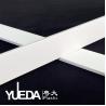 Buy cheap Eco Friendly Plastic Extrusion Profiles Fluted White Pvc Profiles For Sealing Wardrobes from wholesalers