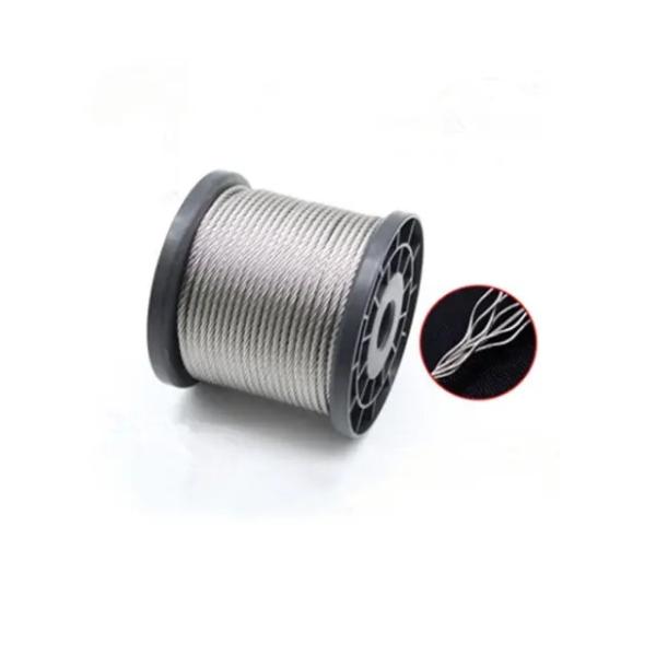 3700lbs Breaking Strength SS Cable Zip Line 3/16" Stainless Steel Cable 250ft