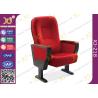 Buy cheap Solid Rubber Wood Armrest Audience Seating Chairs Fire Retardant Fabric from wholesalers