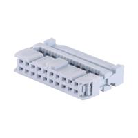 Buy cheap 2.54mm Pitch IDC Connector Socket For Flat Cable 28awg 6 - 64 Pin FC Socket product