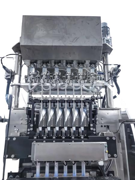Buy cheap 380V/50HZ Horizontal Sealing Leak Proof Line Small Pouch Filling Machine from wholesalers