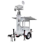 OEM 6.5m Mast Solar Surveillance Trailer With 2*435W Solar Panels
