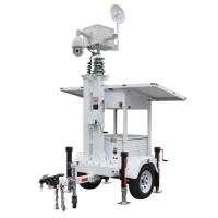 Buy cheap Mobile Solar Surveillance Trailer Security camera trailer For Construction Works product