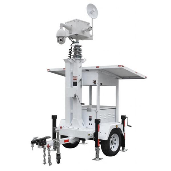 Buy cheap Mobile Solar Surveillance Trailer Security camera trailer For Construction Works from wholesalers