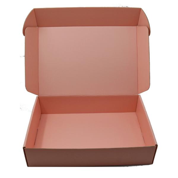 Buy cheap Pink Corrugated Mailer Boxes Eco Friendly Corrugated Packaging Box from wholesalers