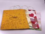 Recycled TakeAway custom printed food packaging bags kraft paper CMYK printing