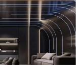 Experience the Beauty of Slat Interiored Nano PVC Wood Effect Wall Panel for