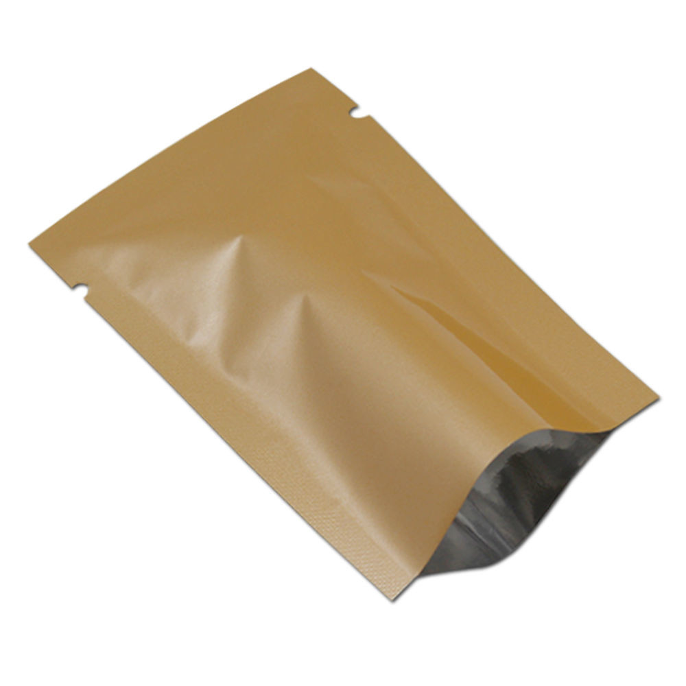 Custom Matte Black Metallic Foil Zip Lock Stand Up Bags Pouches