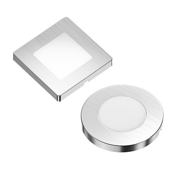 Buy cheap Recessed / Surface Mounted LED Cabinet Spotlight Round Puck Light With Magnetic Cover from wholesalers