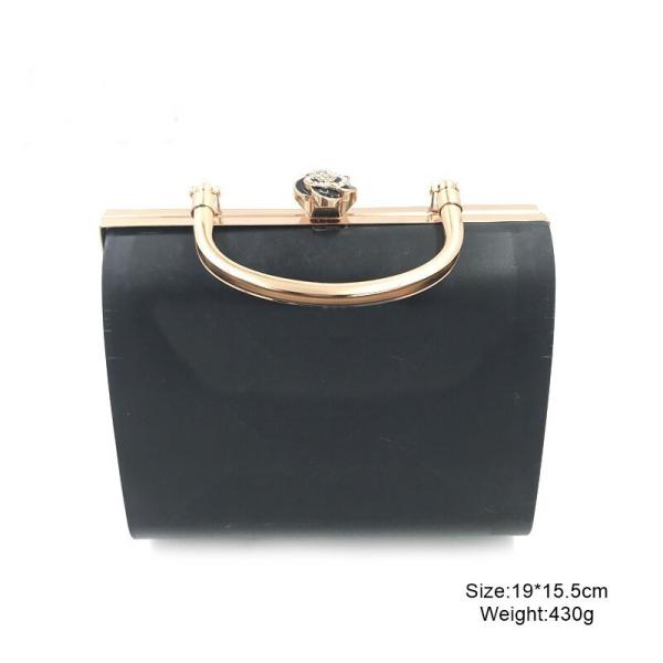 Buy cheap Square plastic shell box metal purse frame for clutch handbag from wholesalers