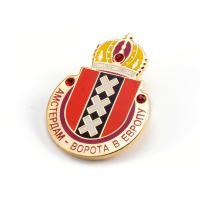 Buy cheap Laser Printed Custom Metal Security Badge Antique Imitation Soft Enamel Badges product