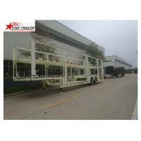 Buy cheap Auto Transportation Car Carrier Trailer 40t Max Payload With 450mm Height I Beam product