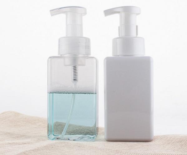 Buy cheap Square 250ml Foam Pump Bottle Plastic Pet Cosmetic Lotion ISO9001 TUV from wholesalers