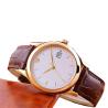Buy cheap Customized Stainless Steel Watches With Leather Band , 3-5ATM Waterproof from wholesalers