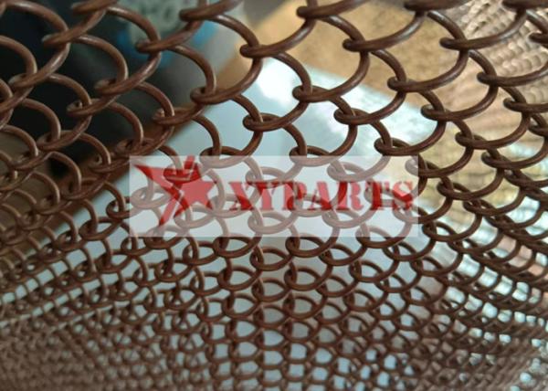 Buy cheap Stainless Steel 6x6mm Aperture Metal Mesh Drapery Used As Shower Curtain from wholesalers