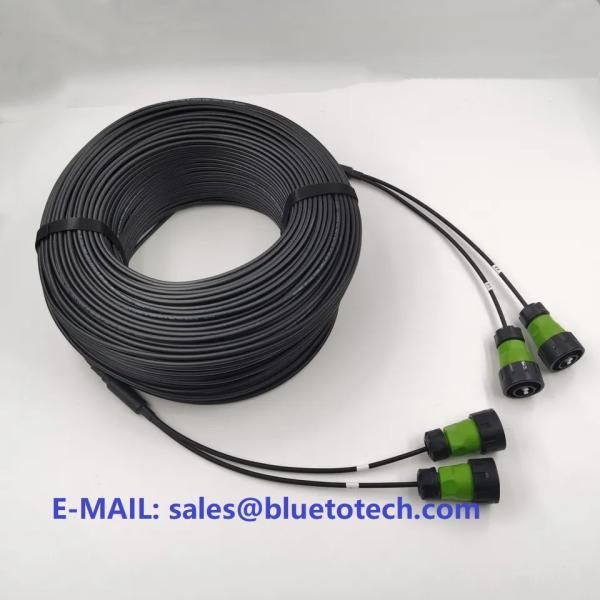 Buy cheap CNLINKO YM24 LC Connector 5G Base Station BBU RRU CPRI Optical Fiber Cable IP67 Waterproof from wholesalers
