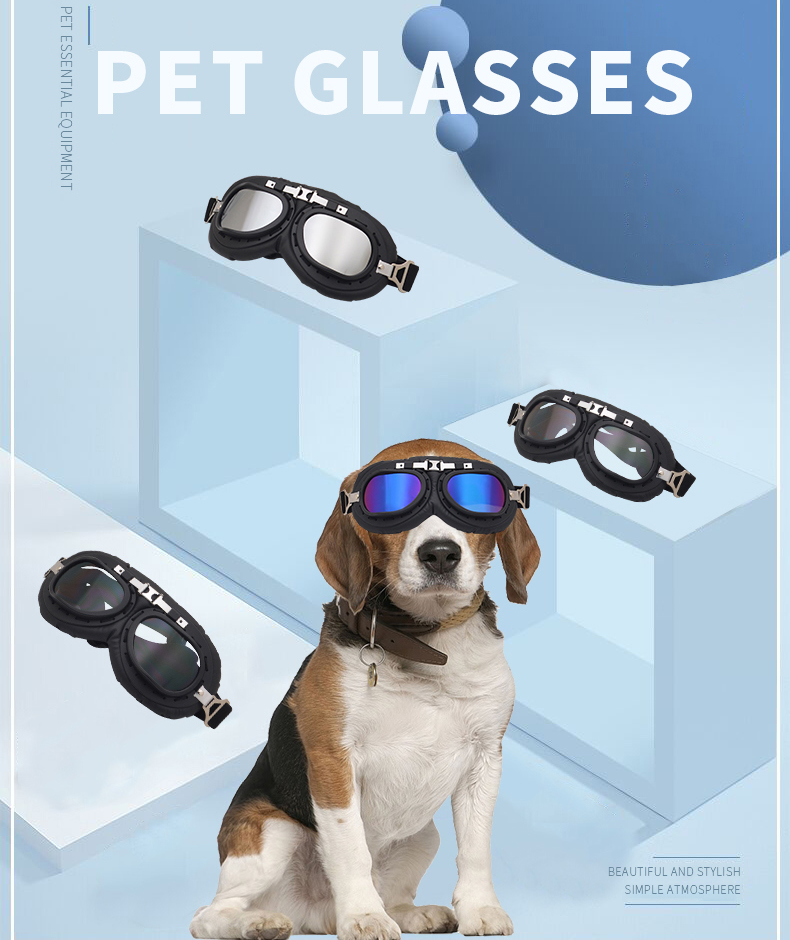 Pet Dog Sunglasses Prevent UV Reflection Eye Wear for Cats and Dogs Outdoor