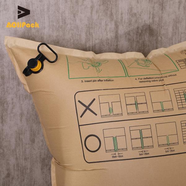 Buy cheap Batch Transport Container Brown Inflatable Dunnage Bag from wholesalers