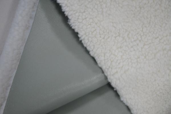 Buy cheap 100% suede and lamb wool composite fabric from wholesalers